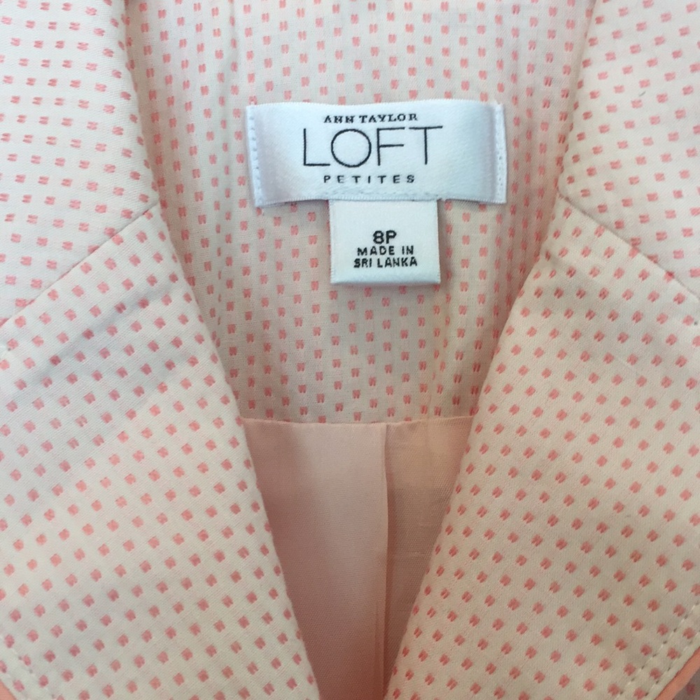 Ann Taylor LOFT Peach Blazer - Picture 2 of 6